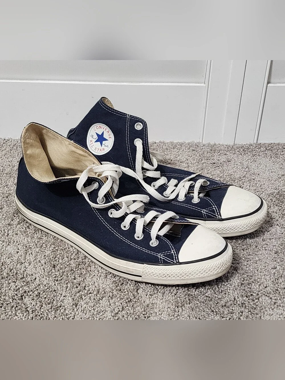 Converse Chuck Taylor All Star Mens Size 12, High Tops Navy Blue, Minimal Wear